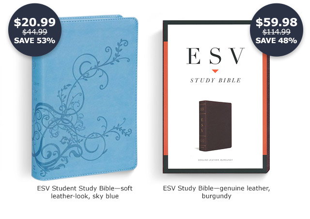 ESV Student Study Bible, soft leather-look | ESV Study Bible Genuine Leather