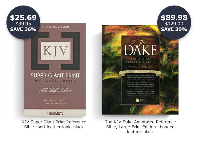 KJV Super Giant-Print Reference Bible | The KJV Dake Annotated Reference Bible, Large Print Edition