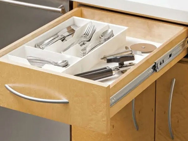 Extended kitchen drawer