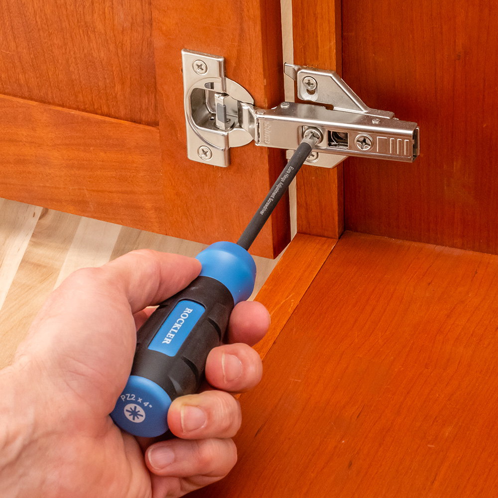 Rockler Euro Hinge Adjustment Screwdriver, Pozidriv #2