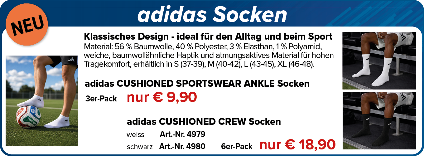 NEU! adidas Socken