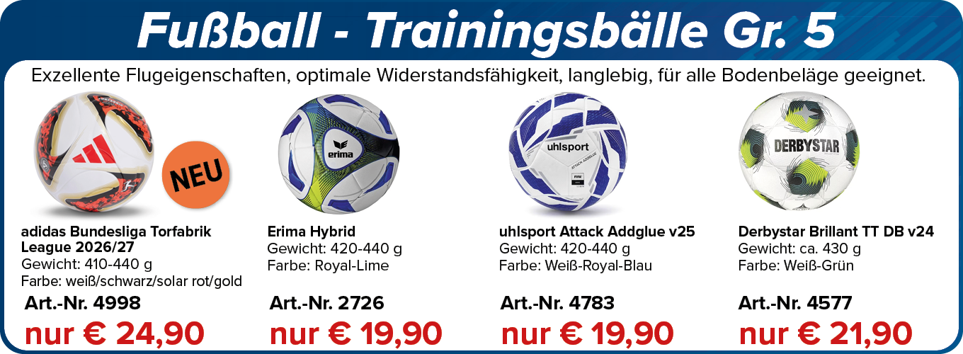 Fußball - Trainingsbälle Gr. 5
