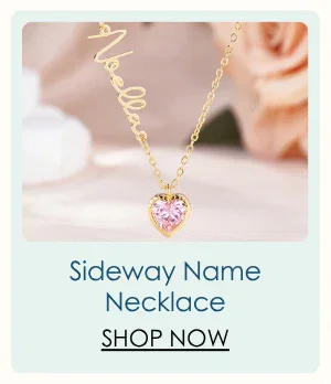 Sideway Name Necklace