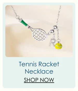 Tennis Racket Necklace
