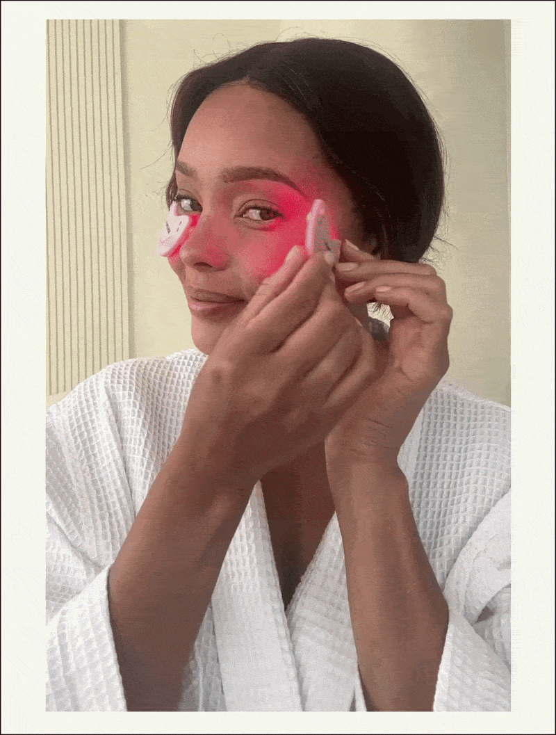 LED Eye Patches GIF