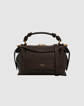 MICA MINI BOWLER, DARK CHOCOLATE