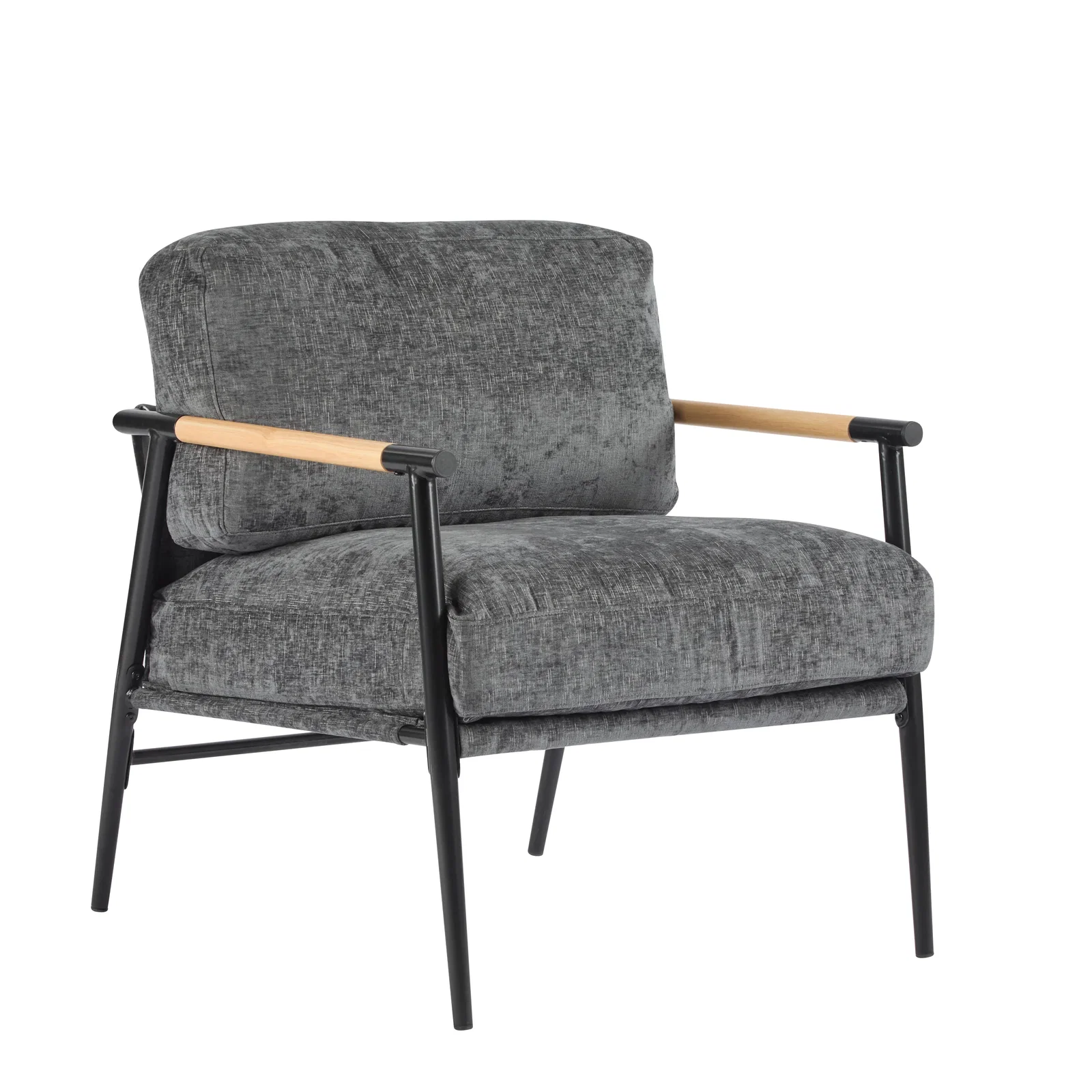 Image of Portwyn Modern Accent Chair with Plush Cushions