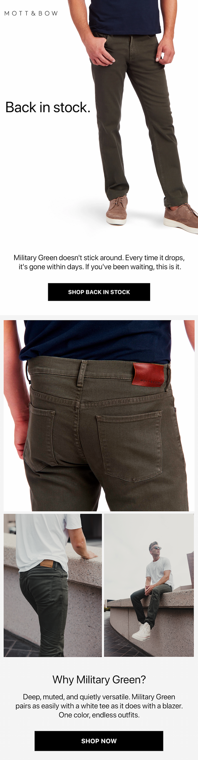Mott & Bow - Back in Stock