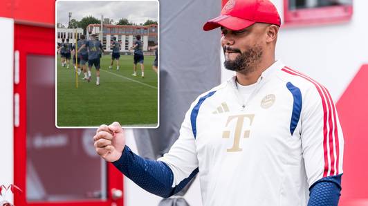 “Nooit gezien in de clubgeschiedenis”: Vincent Kompany leidt gigantische training bij Bayern München en staat met liefst 60 man op één oefenveld