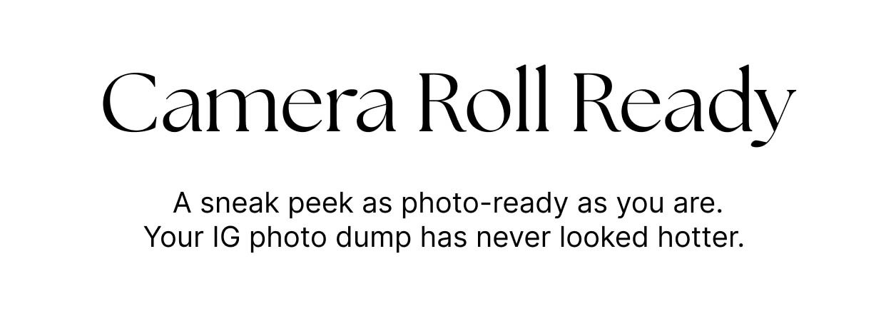 Camera Roll Ready