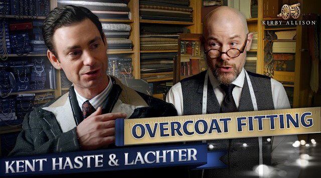 First Fitting of my Bespoke Overcoat at Kent & Haste | Double-Faced Fabric | Kirby Allison