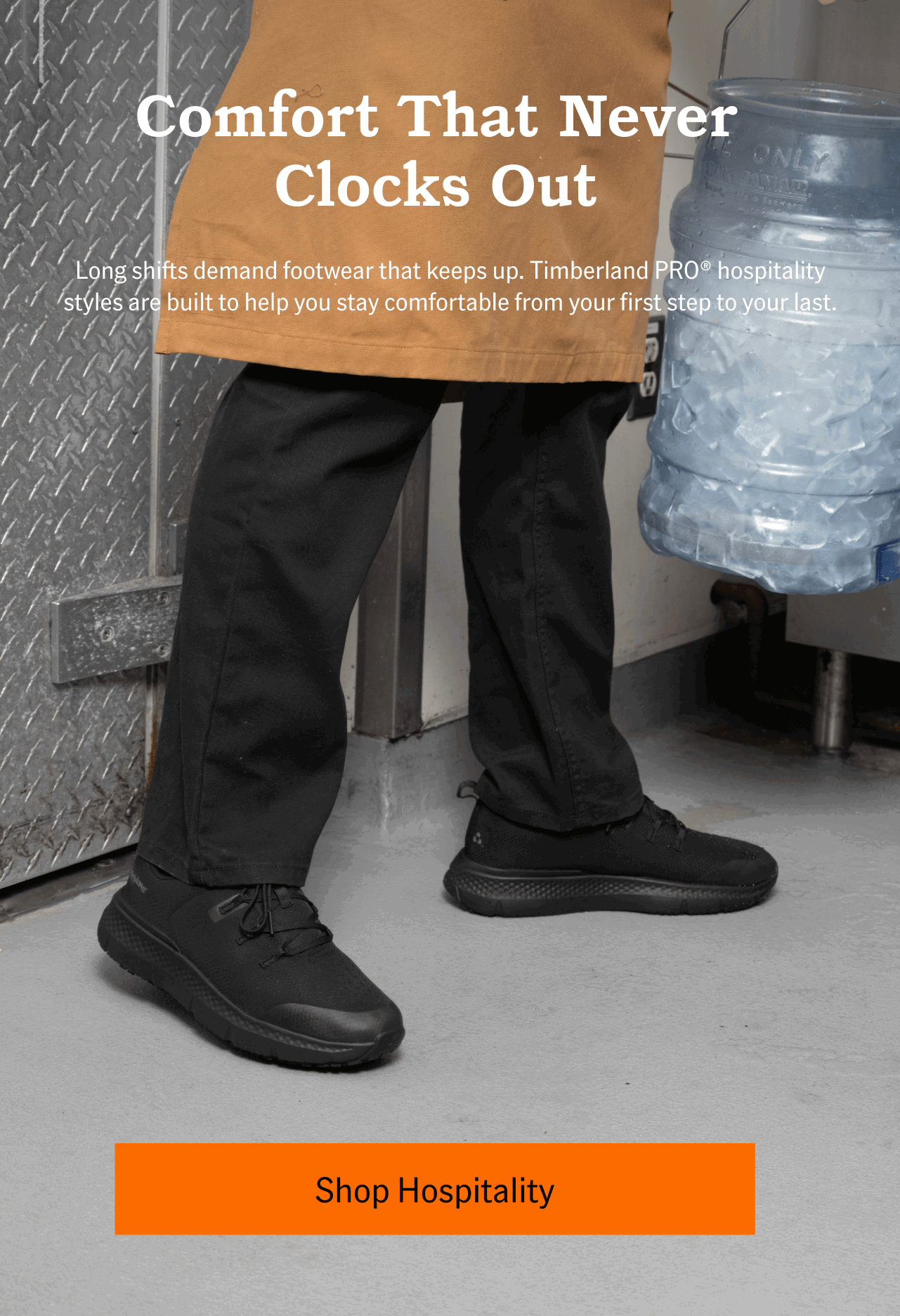 Comfort That Never Clocks Out. Shop Hospitality.