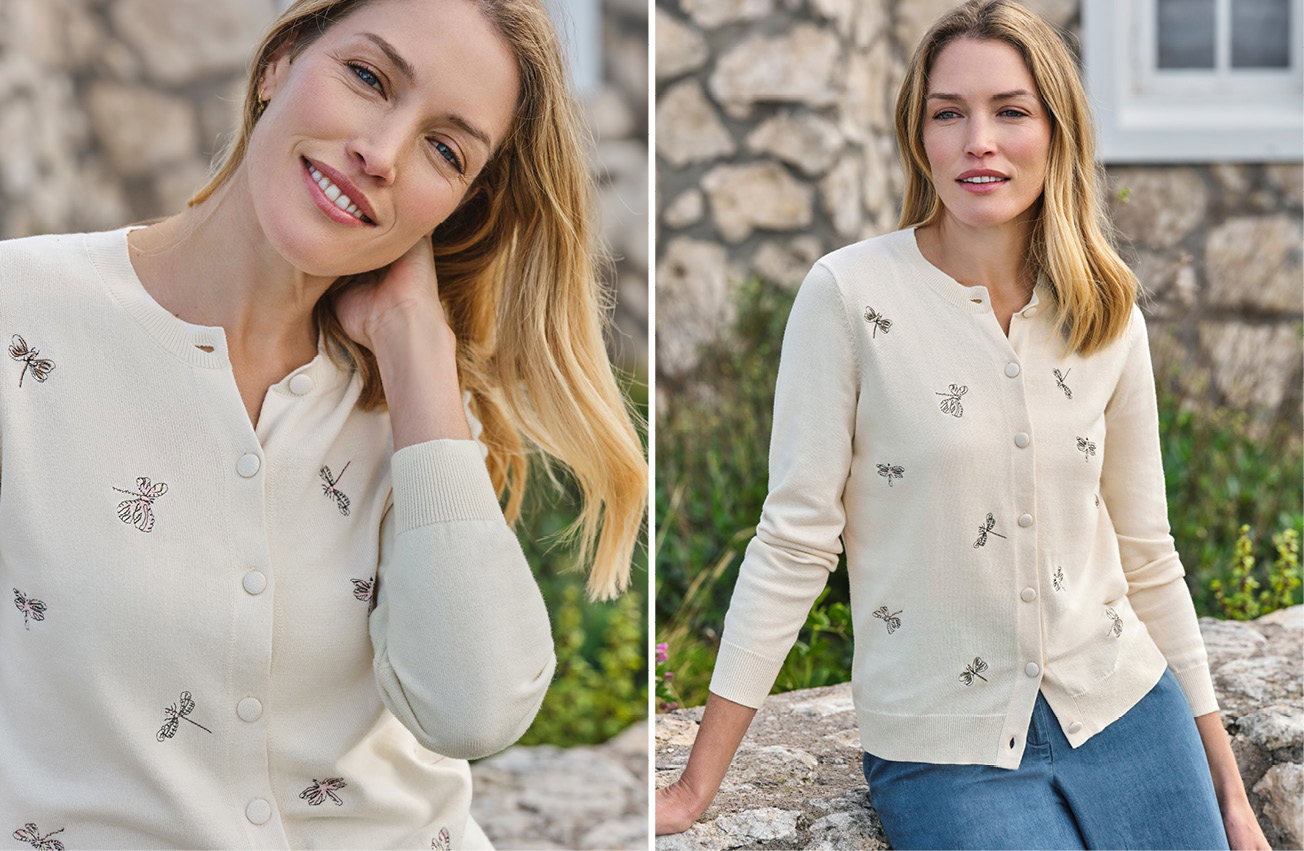 Dragonfly Blossom Cardigan