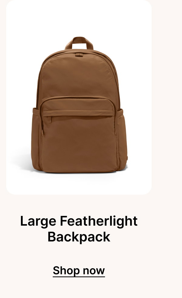 Large Featherlight Backpack | Shop now