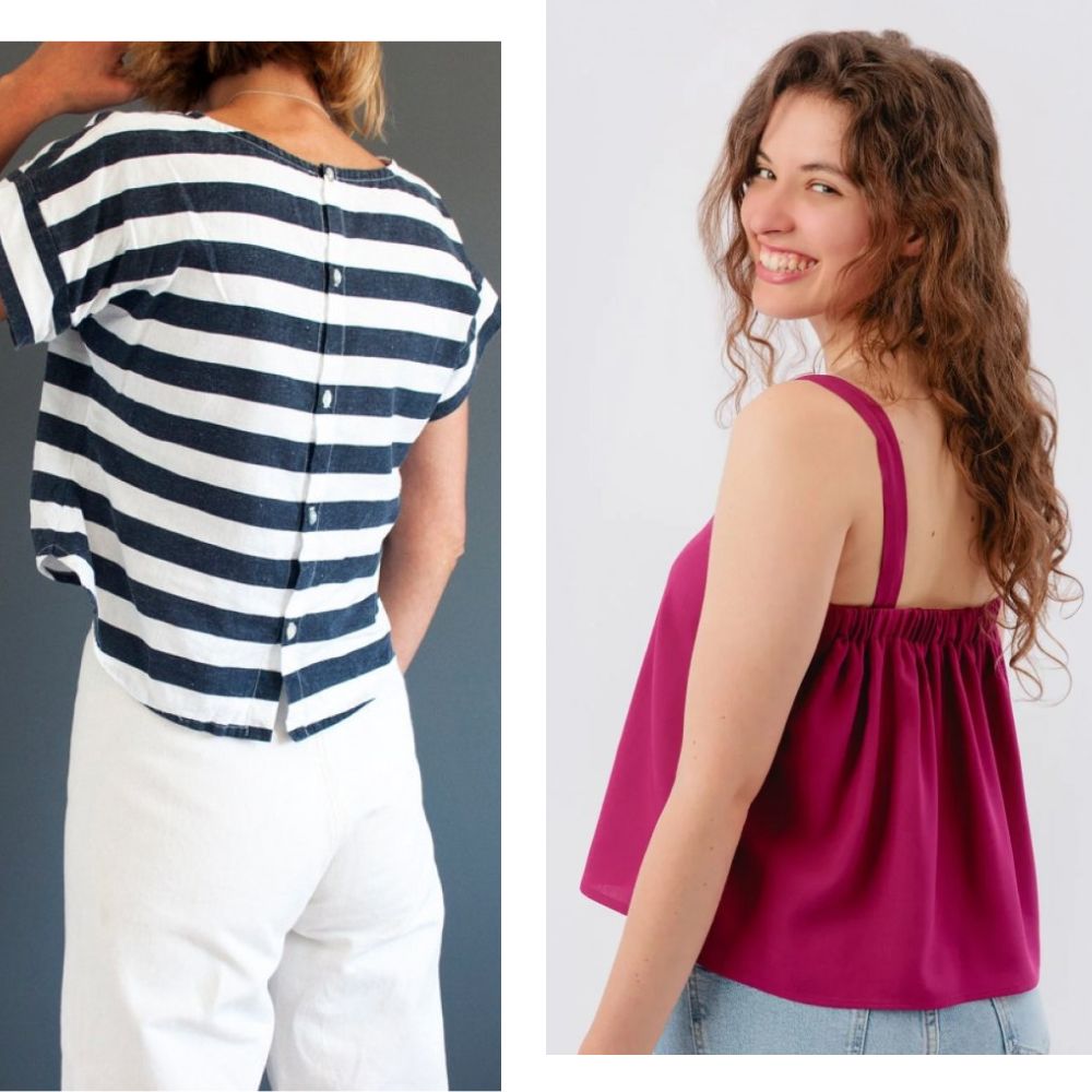 Woven top patterns