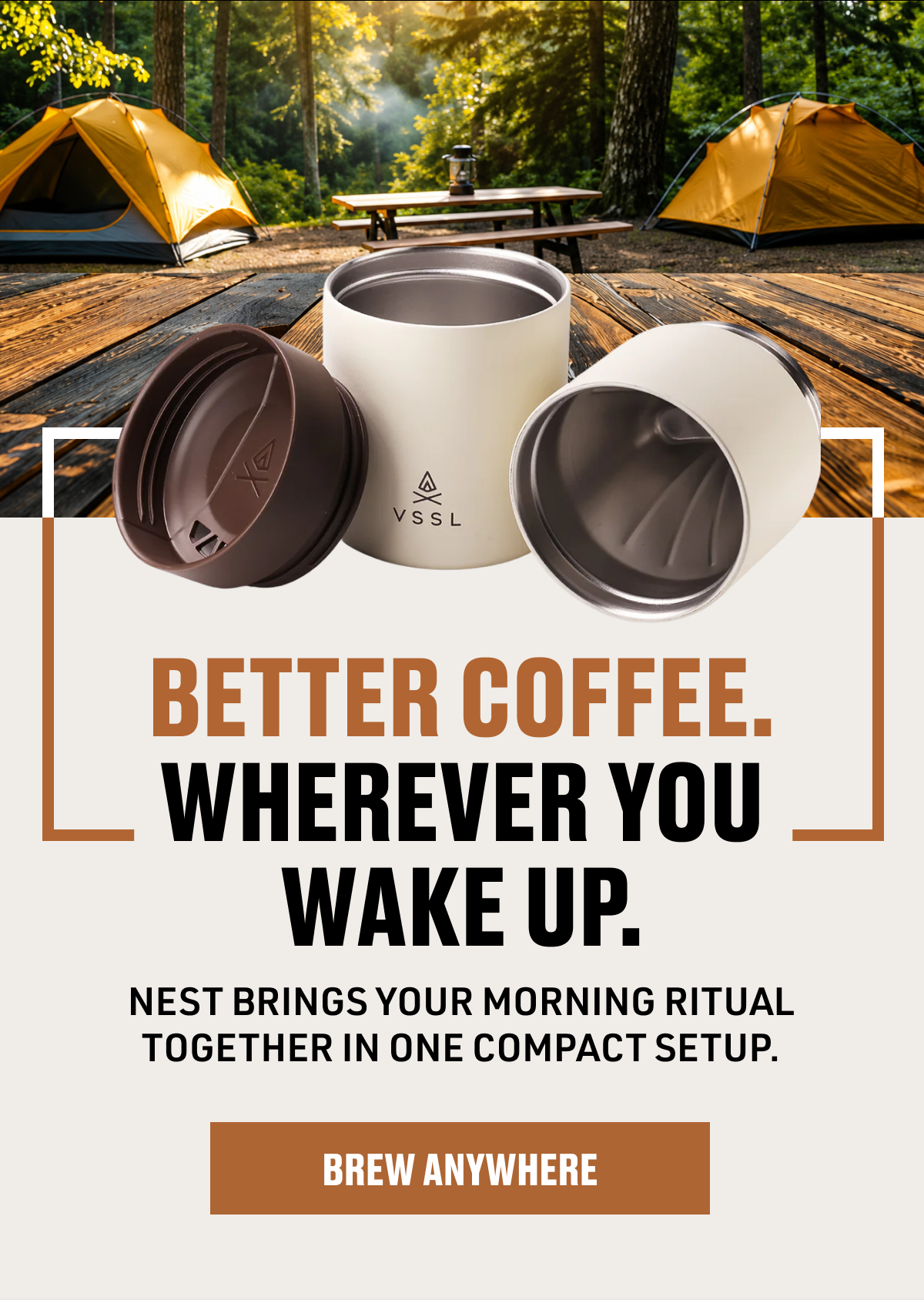 BETTER COFFEE. WHEREVER YOU WAKE UP.