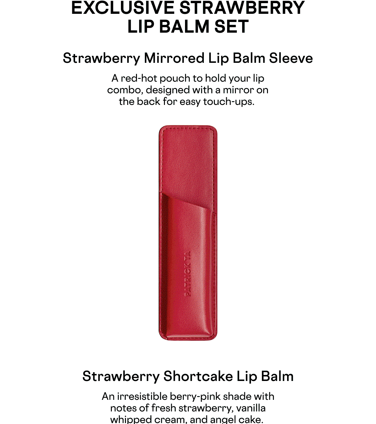 EXCLUSIVE STRAWBERRY LIP BALM SET