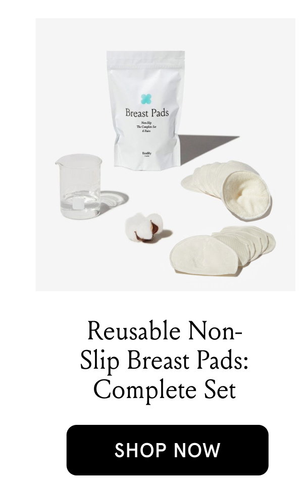 Reusable Non-Slip Breast Pads: Complete Set