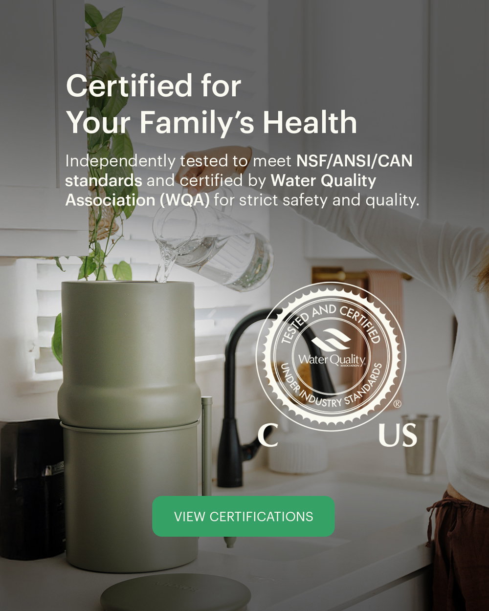 Certified for Your Family's Health