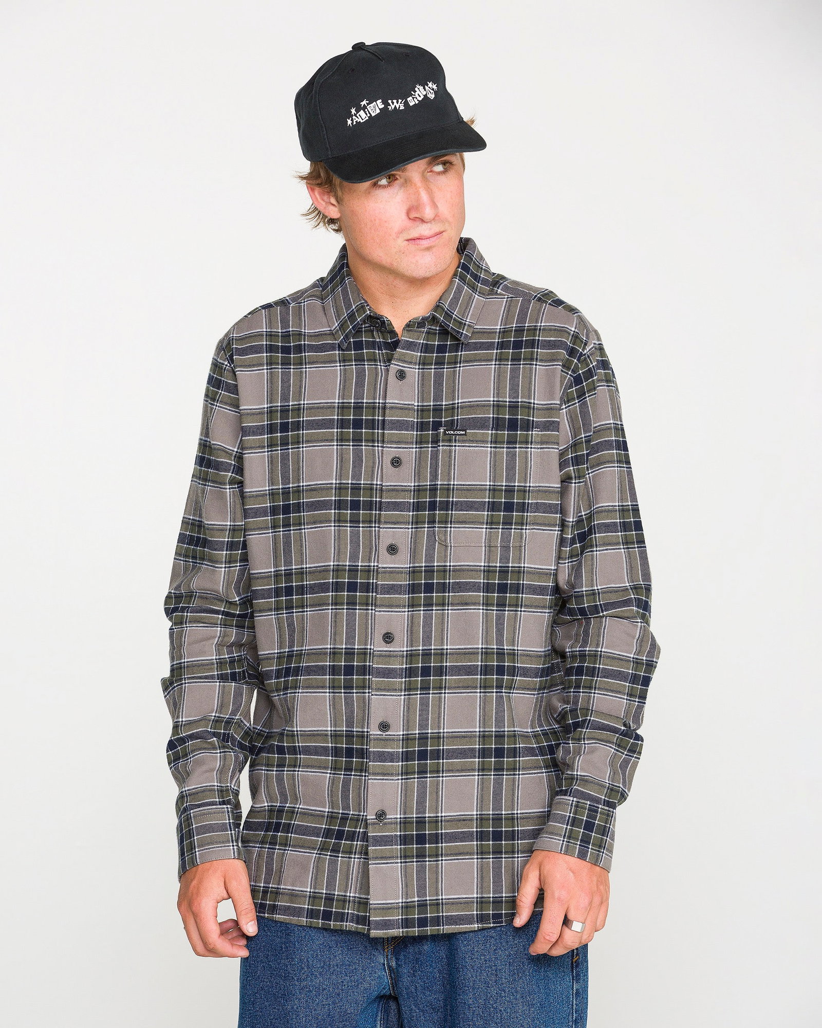 Image of Men's Caden Plaid Long Sleeve Shirt