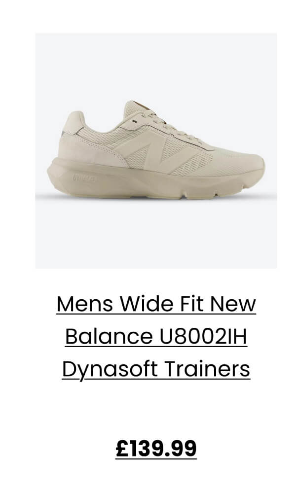 Mens Wide Fit New Balance U8002IH Dynasoft Trainers  £139.99