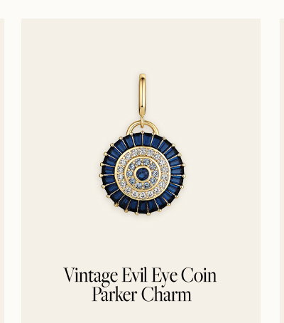 Vintage Evil Eye Coin Parker Charm