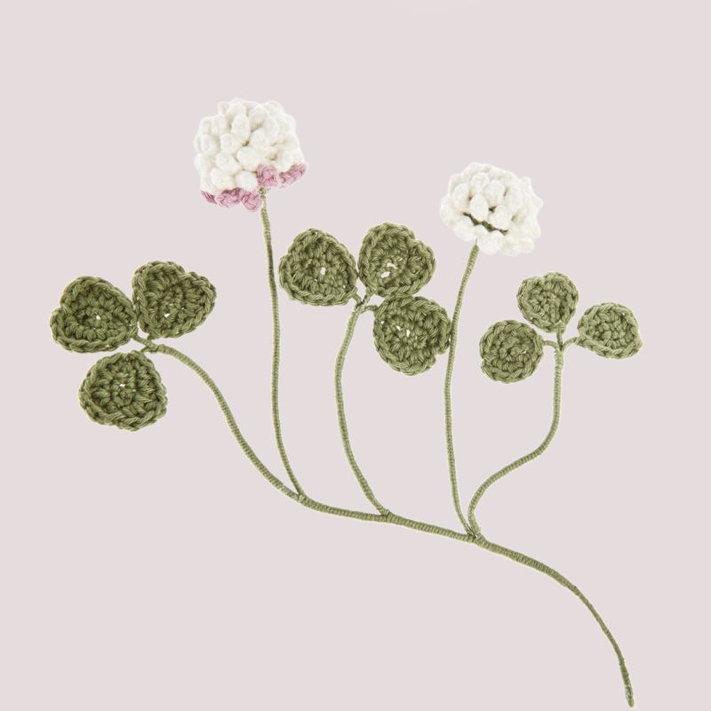 Häkelblume Klee