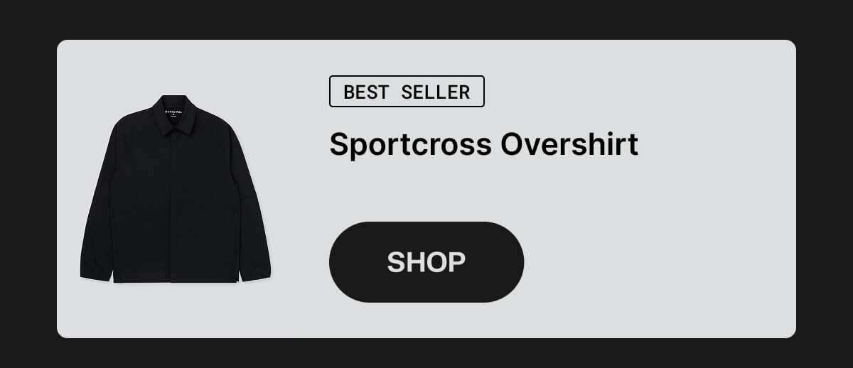 Sportcross Overshirt in Black