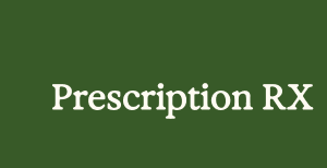 Prescription RX