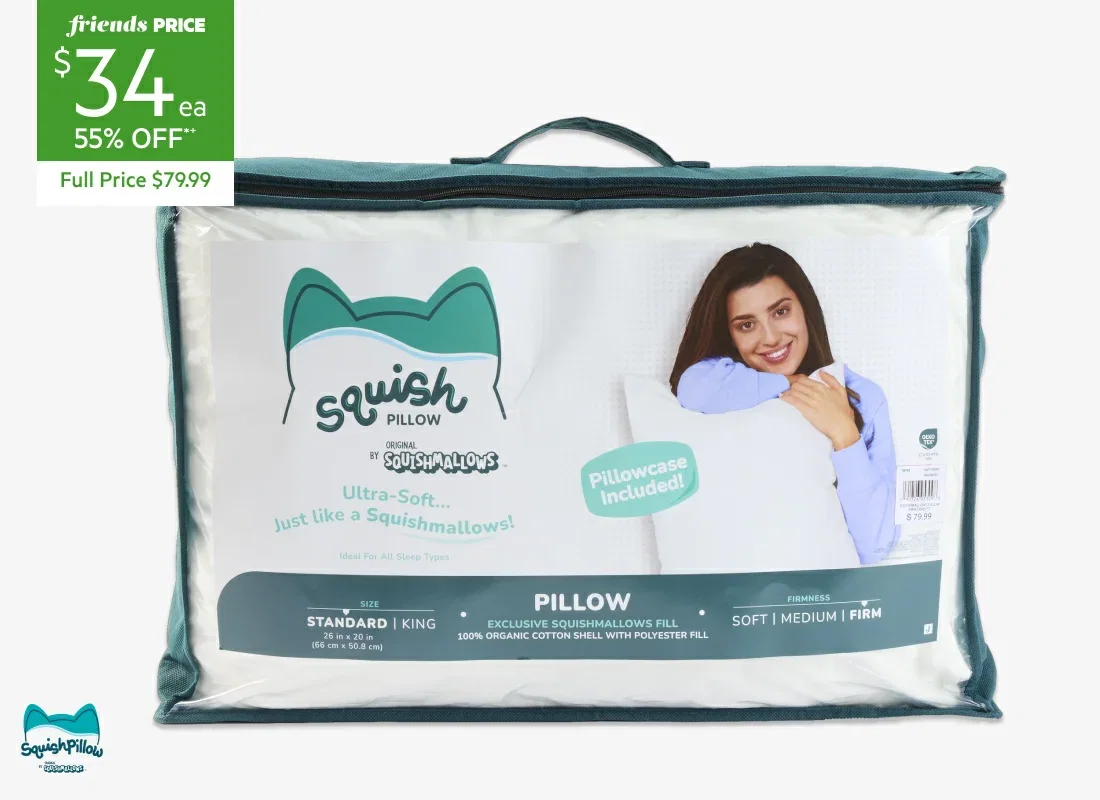 Squish pillow by squishmallows