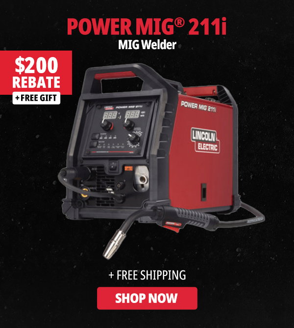 Lincoln Power MIG 211i Mig Welder (K6080-1)