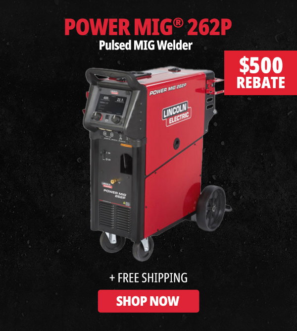 Lincoln Power Mig 262P Pulsed MIG Welder (208-575V) (K5378-1)