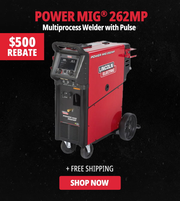 Lincoln Power Mig 262MP Multiprocess Welder w/Pulse (208-575V) (K5376-1)