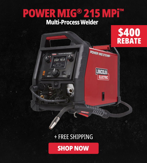 Lincoln Power MIG 215 MPi Multi-Process Welder (K4876-1)