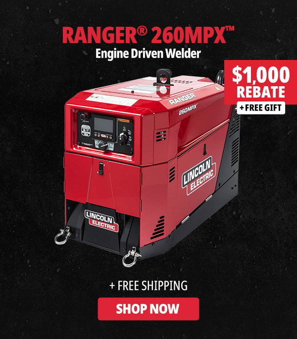 Lincoln Ranger 260 MPX Engine Driven Welder (K3458-1)