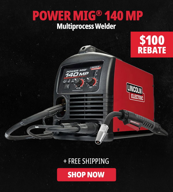 Lincoln Power Mig 140 MP Multi Process Welder (K4498-1)