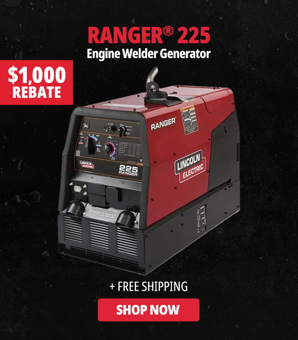 Lincoln Ranger 225 Engine Welder Generator (K2857-1)