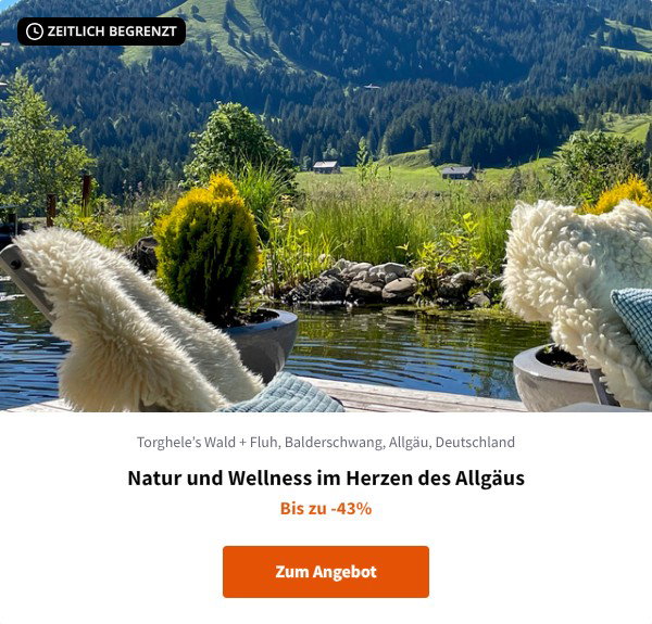 Natur und Wellness im Herzen des Allgäus