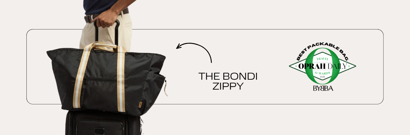 THE BONDI ZIPPY PACKABLE DUFFLE BAG / DRIFTWOOD