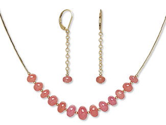 Make a Rhodochrosite Necklace