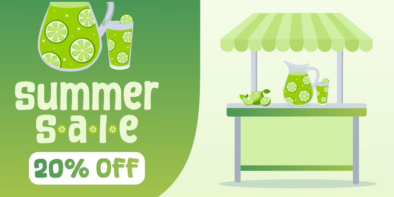 Summer Sale 20% Off