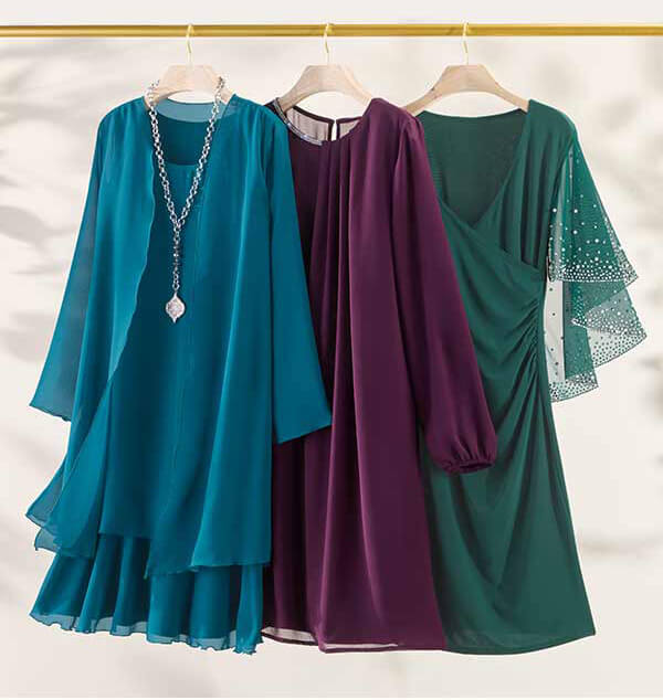 Toppers and Dresses hanging shot