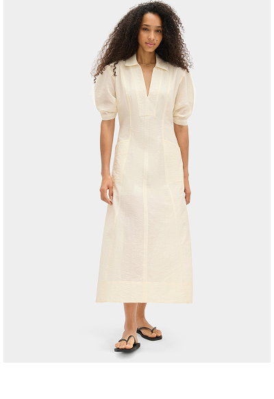 TRACY SHEER MIDI DRESS