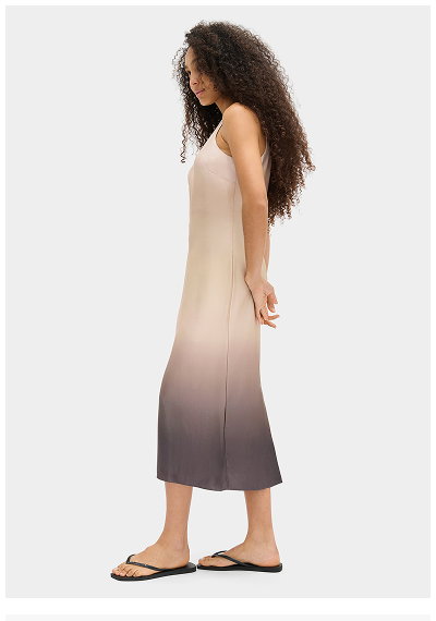 ADELINE SATIN MIDI DRESS