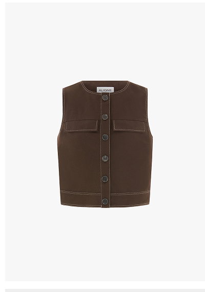 SUMMER UTILITY LINEN TOP