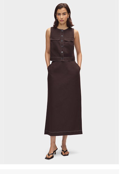MIA LINEN MAXI SKIRT