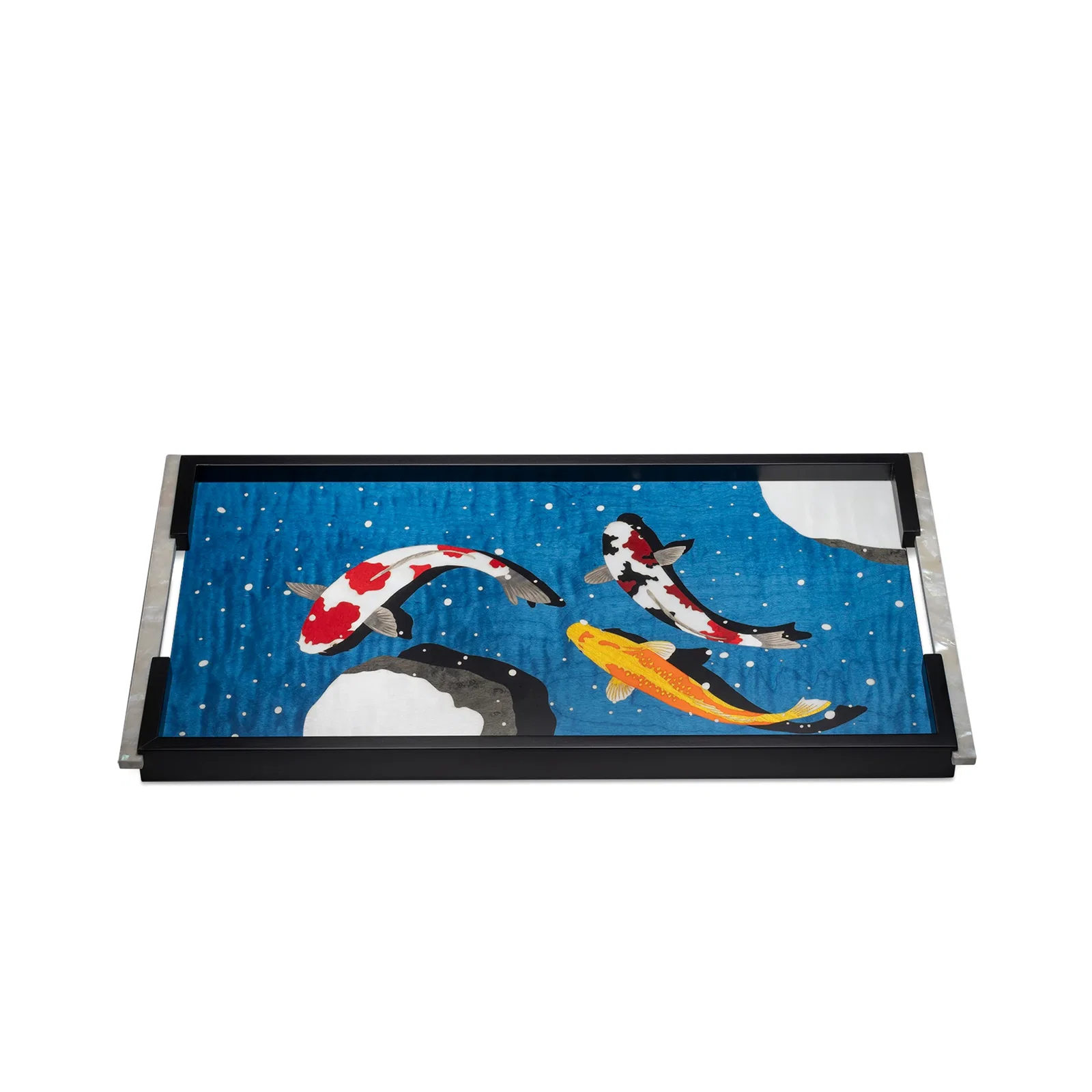 Image of Koi Pond in the Snow Tray (with Koi Trio)
