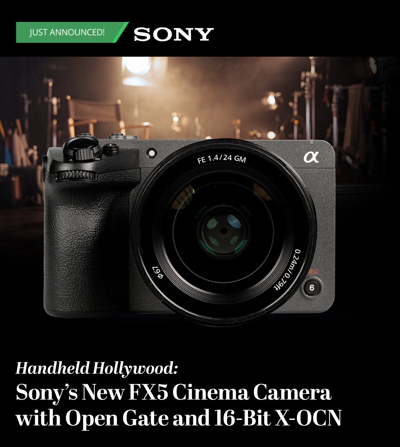 Sony's New FX5 Cinema Camera