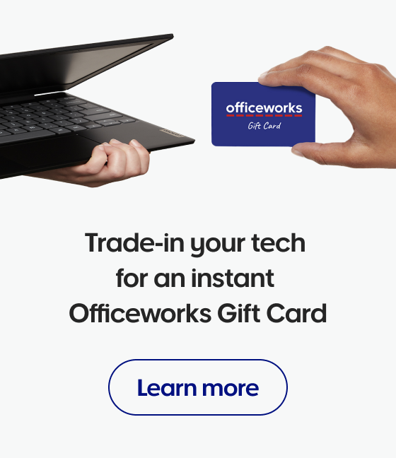 Trade-in your tech for an instant Officeworks Gift Card