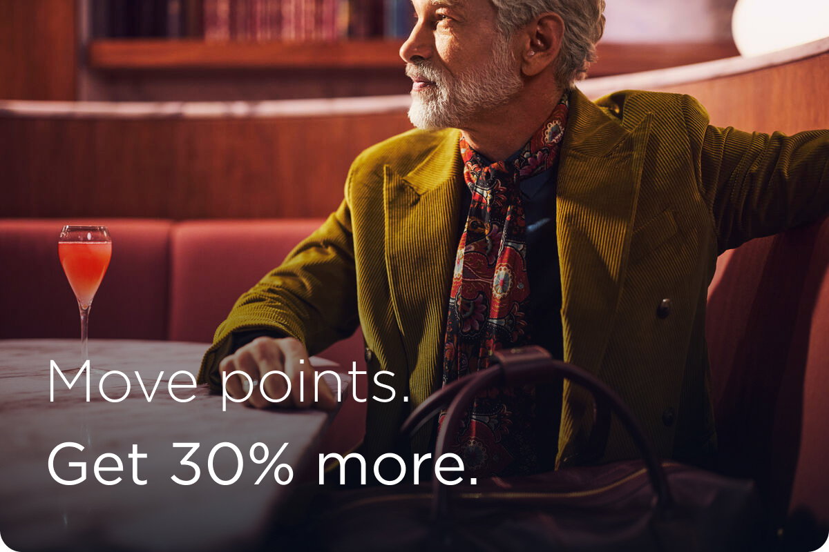 Move points. Get 30% more.